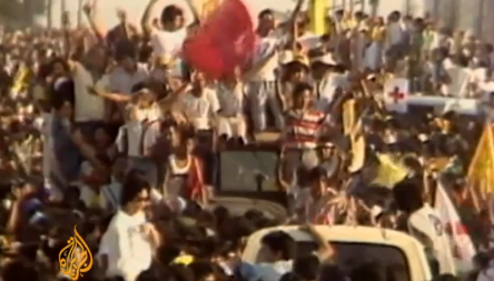 image of EDSA I Revolution, in 1986